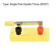 thumbnail image 2 of Unique Bargains Single Pole Switch Physics Laboratory Equipment Single Pole Single Throw (SPST) Switches Yellow, 2 of 5