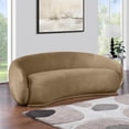 thumbnail image 2 of Meridian Furniture Emery Beige Velvet Sofa, 2 of 9