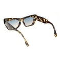 thumbnail image 4 of Womens Stylish Palm Tree Deco Mod Cat Eye Retro Sunglasses Tortoise - Blue Brown, 4 of 4