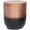 Copper, variant on Pemberly Row 19" Wide Boho Round Metal Side Table in Copper Ombre