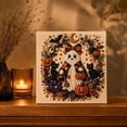 thumbnail image 2 of Halloween Beaded Pearl Art DIY Kit 7.9x7.9 inch Special Shaped Beads & Embossed Texture for Beginners Fall Home Decoration Seasonal Party Activity & Handmade Gift by MPOISVA, 2 of 7