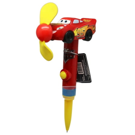 Disney Pixar's Cars Lightning McQueen Ballpoint Pen w/Attached Mini