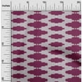 thumbnail image 1 of oneOone Cotton Silk Fabric Plus Sign Kasuri Printed Fabric 1 Yard 42 Inch Wide, 1 of 4