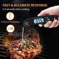 thumbnail image 2 of Termómetro digital para carne XCF resistente al agua IP67 color negro, 2 of 4