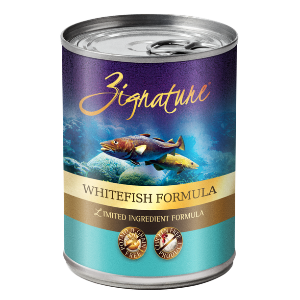 (12 Pack) Zignature Whitefish Formula Wet Dog Food, 13 Oz