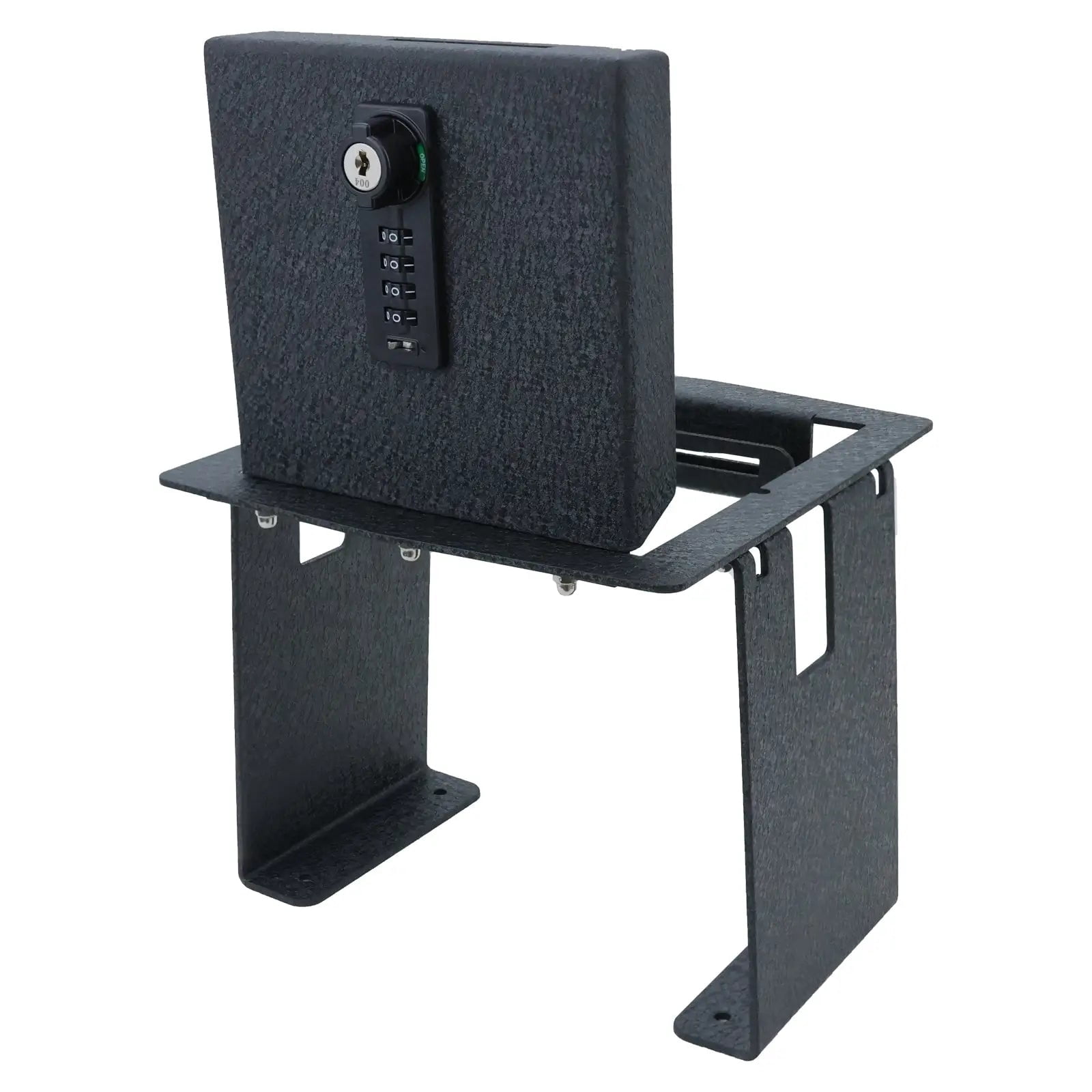 Center Console Gun Safe Vault - WASAI Console Lockbox Compatible with 2018-2022 Jeep Wrangler JL Not for sport and Rubicon and Jeep Gladiator with Heavy Gauge Steel, 4 Digit Combination Lock with Key