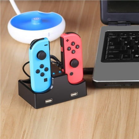 Mangotek Switch JoyCon Smart Charging Dock, 4 in 1 Charger ...