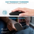 thumbnail image 3 of Ratón Óptico Inalámbrico YOMYM Negro Recargable con USB y Adaptador Tipo-C 3 Niveles de dpi para Com, 3 of 7