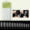 thumbnail image 6 of 240 Pieces Nails Tips Artificial Manicure, Soft Lightweight with Box, Press on Nails Clear for Home Nail Salons Gift Oval frosted, 6 of 9