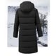 thumbnail image 5 of Ceisia Men's casual solid color hooded zipper coat pocket long Gift sleeve outerwear, 5 of 8