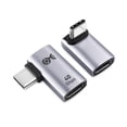 thumbnail image 1 of Kit de adaptadores Cable Matters Combo-Pack USB-C en ángulo recto de 40 Gbps, 1 of 7