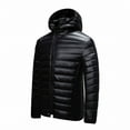 thumbnail image 5 of Men's Big and Tall Work Jacket with Hood and Multiple Zipper Pockets for Outdoor Use, 5 of 9