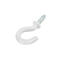 thumbnail image 3 of Uxcell 5/8 Inch Plastic Coated Screw-in Open Cup Ceiling Hooks Hangers White 15pcs, 3 of 4