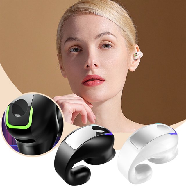 Auriculares Inalámbricos True, Auriculares Bluetooth diseño no auricular deportes comerciales con orejas colgantes de una sola oreja