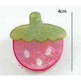 thumbnail image 1 of Strawberry Claw Clips Fruit Hair Clips Small Acrylic Nonslip Jaw Clamp Retro Hair Accessories For Women Little Girl Toddlers, 1 of 3