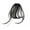 Black, variant on SHISUYAN Clip in Bangs Hair Extensions, Air Bangs Front Neat Air Fringe Hand Tied Straight Flat Bangs Hair Pieces for ( Natural Color )