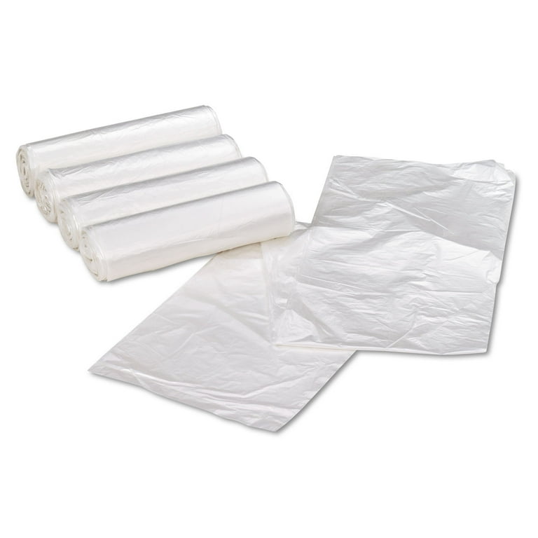 Dropship Pack Of 40 Heavy Duty Trash Can Liners 30 X 36 Low Density Clear Trash  Liners 30x36 Thickness 0.9 Mil 20-30 Gallons Multipurpose Garbage Bag Liners  Puncture Tear Resistance; Wholesale Price