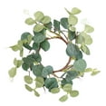 thumbnail image 4 of Corona de velas de Pascua, corona de primavera y verano, candelabro decorativo, corona floral para candelabros, adornos de granja para ventanas de interior y exterior., 4 of 8
