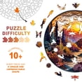 thumbnail image 3 of Puzle de madera Purdicra Sunset Forest Animal, 100 unidades, para adultos, 3 of 7
