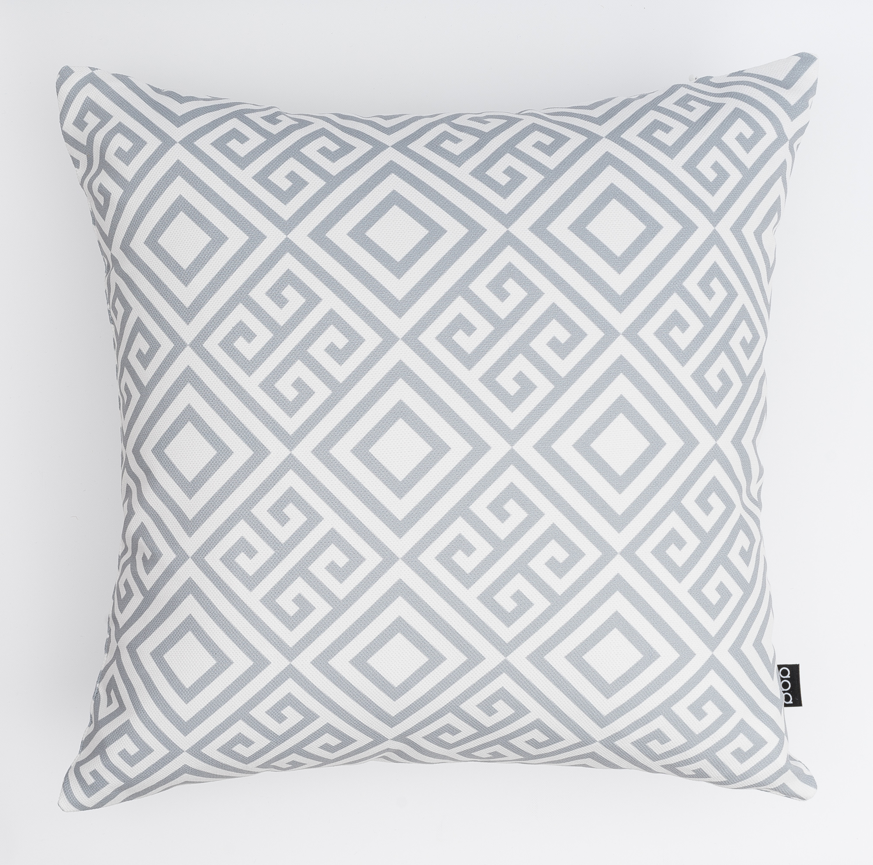 Ada Home Decor Gray Geometric Contemporary Pillow
