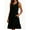 b-Black, variant on Women's Cotton Nightgown with Pocket,Blue & White Floral Print Sleeveless Ruffled Hem Loose Muumuu Sleep Dress,L