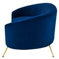 thumbnail image 6 of Sofa, Blue Navy, Velvet, Modern Contemporary, Mid Century Living Hotel Lounge Cafe Lobby, 6 of 8