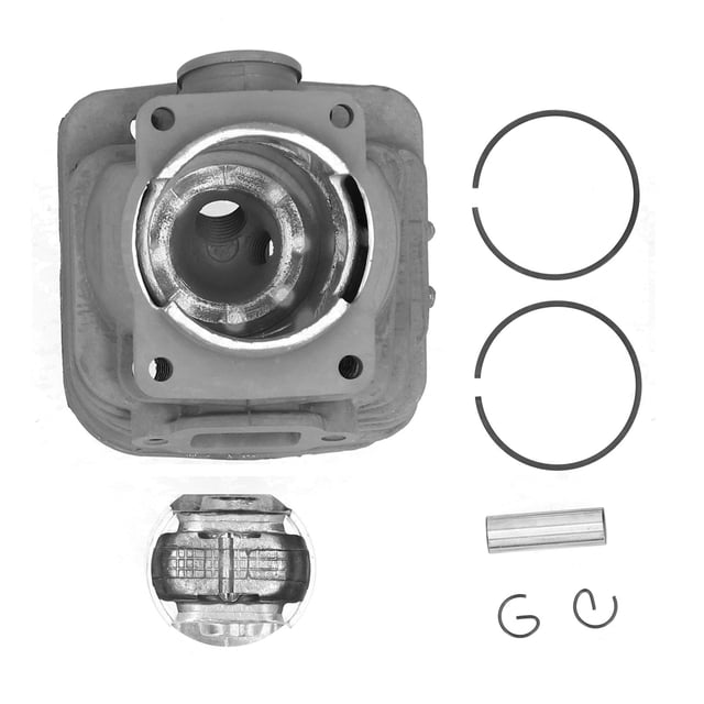 Pieza de motosierra, kit de pistón de cilindro de 47 mm Cilindro para juego de pistón de motosierra Stihl Respuesta rápida
