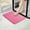 Pink, variant on HCBY Stone-Embossed Memory Foam Bath Rug, Low-Pile Mat with Non-Slip PVC Backing, Machine Washable & Quick-Dry for Bathroom, Laundry, Entryway(Beige,23.6"x15.7")