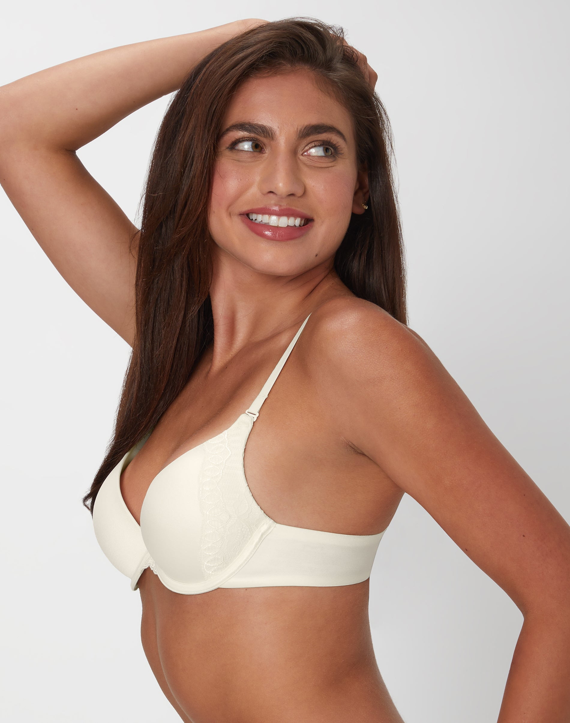 Maidenform T-Shirt Bra Love the Lift Natural Boost Demi Underwire Women's 9428