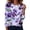 (New30)Multicolor, variant on Womens Floral Gradient Print Tunic Tops Casual Plus Size Long Sleeve Crewneck Tees Breathable Fall Holiday Basic Wear Soft Loose Shirt Blouse