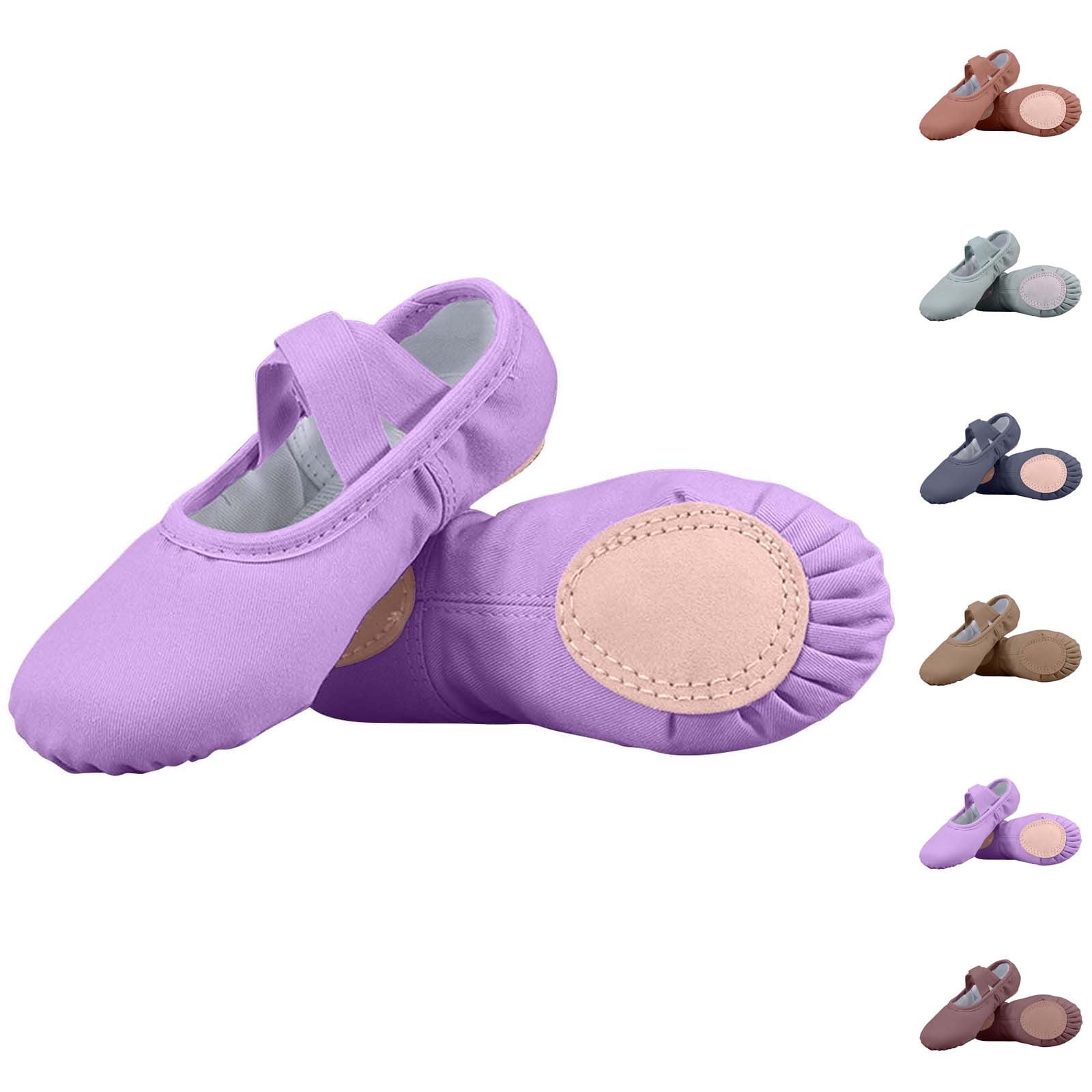 Dance Shoes Ballet Canvas Split Sole So Danca SD16 Nude 9.5B Child