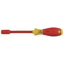Wiha Solid Round Nut Driver, 9 mm 32224