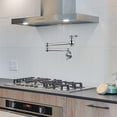 thumbnail image 3 of CoSoTower Pot Filler Faucet Wall Mount,with Double Joint Swing Arms Chrome, 3 of 6