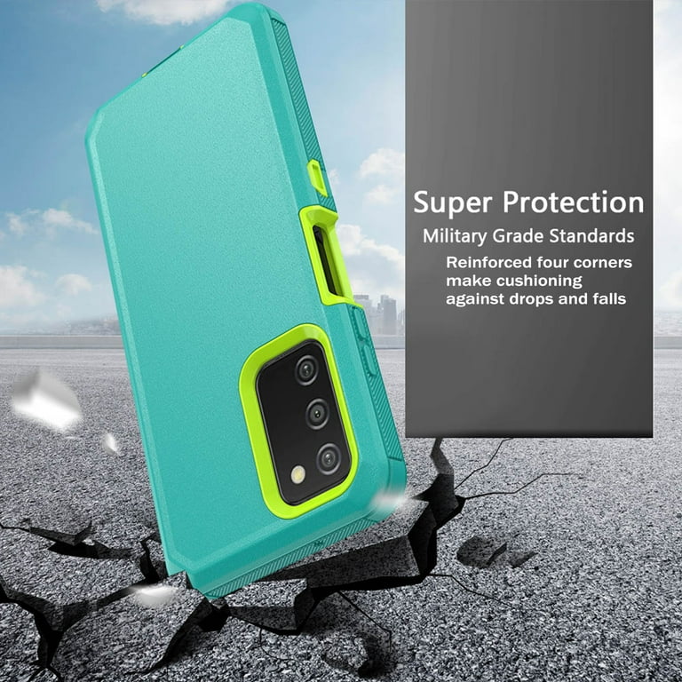 Xhy Samsung Galaxy A03s Heavy Duty Case, Shockproof Armor