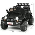 thumbnail image 2 of Gymax 12V Electric Kids Ride On Car w/ Remote Control Storage Box  Music Black, 2 of 10