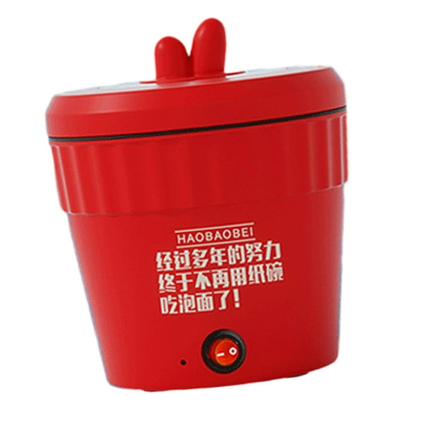 Electric Cooking Pot Nonstick Visible Lid Cooking Pot for Egg Dumplings