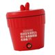 thumbnail image 1 of Mini Olla Caliente para Fideos Antiadherente, Diseño de Soporte para Teléfono, Olla Arrocera Eléctrica Multifuncional Olla para Fideos Ramen Pasta Rojo 1.5L, 1 of 10