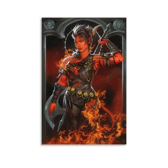 Karlach Poster Bg3 Canvas Art Poster and Wall Art Picture Print Modern Family bedroom Decor Posters 12x18inch(30x45cm)