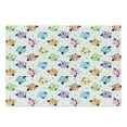thumbnail image 1 of Cartoon Cutting Board, Dotted Background Colorful Owls Various Facial Expressions Angry Happy Confused, Decorative Tempered Glass Cutting and Serving Board, Large Size, Multicolor, by Ambesonne, 1 of 1