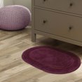 thumbnail image 6 of BNM Non-Slip Washable Bath Rug Set, 20" x 30", 24" x 36", Plum, 6 of 8