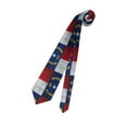 thumbnail image 5 of Men'S Tie Retro North-Carolina Flag Print Polyester Necktie - One Size, 5 of 7