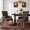 Brown, variant on Fabric Upholstered Dining Chair with Arms, Tufted High Back Accent Coffee Armchair for Kitchen Dining Room Living Room, Beige