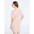 thumbnail image 3 of Joyspun Women's Dreamy Soft Collection Short Sleeve Sleepshirt, Sizes S/M-2X/3X, 3 of 5