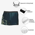 thumbnail image 3 of Fuzoiu Moonlit Skeleton Campfire Print Men's Ultra Breathable Underwear,No Riding Up Boxer Briefs with ComfortFlexible Waistband-XX-Large, 3 of 5