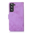 thumbnail image 3 of SaniMore for Samsung Galaxy S23 Plus 6.6" 2023 Case, Flip Folio PU Leather Wallet Cover with Detachable Shell Wrist Strap Kickstand Card Slots Business Shockproof Case with Magnetic Clasp, Purple, 3 of 8