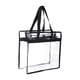 thumbnail image 2 of Bolsa de maquillaje transparente para deportes, playa, viajes de negocios y desplazamientos. Negro, 2 of 9