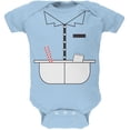 thumbnail image 1 of Halloween 50's Diner Waitress Light Blue Soft Baby One Piece, 1 of 1