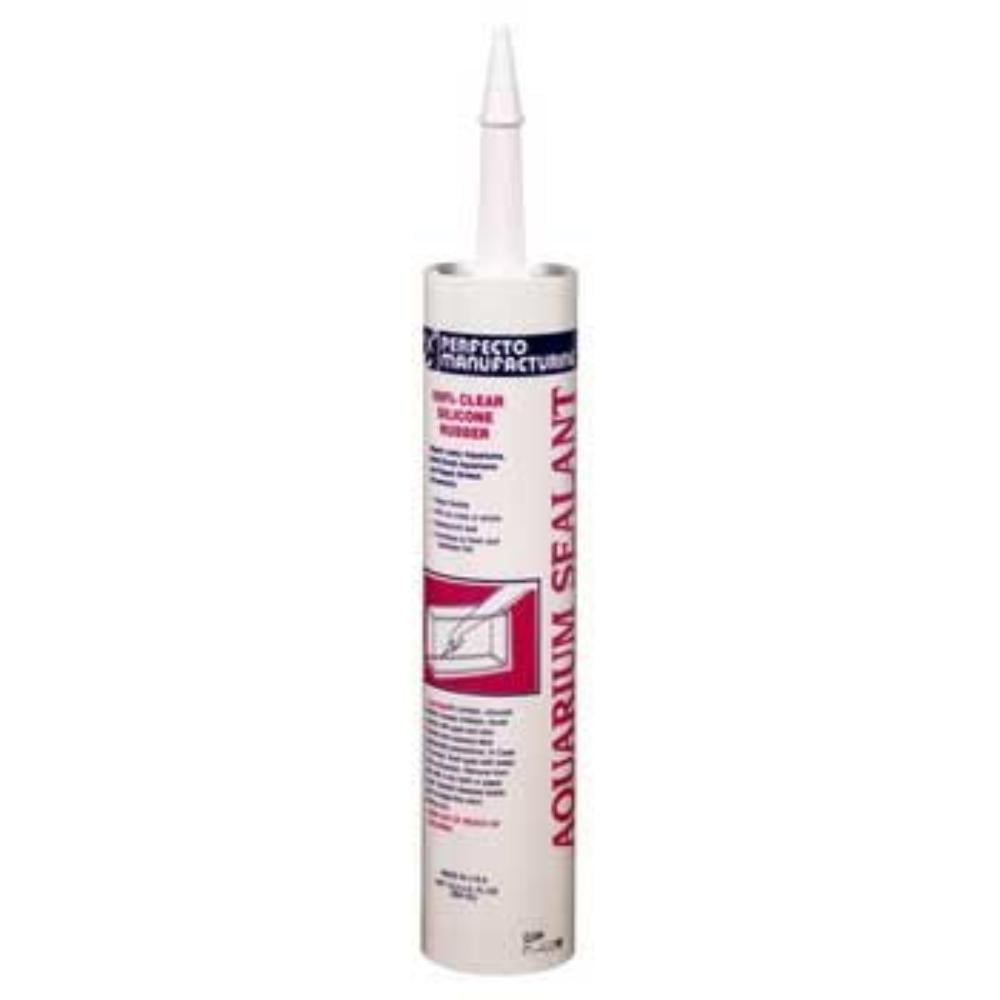 Aquarium Sealant, 100 clear silicone rubber to repair leaky aquariums