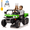 Green, variant on 24V Ride on Toys with Remote Control, 2 Seater Electric Powered Ride on Dump Truck , 4WD 6-Wheel UTV Car w/ Tipping Bucket Trailer, Shovel, Suspension, Bluetooth Music, Big Kids, Green