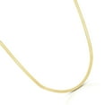 thumbnail image 3 of JewelStop 10K Yellow Gold 2.8mm Herringbone Chain with Polished Finish and Lobster Clasp - 16in, 3 of 7